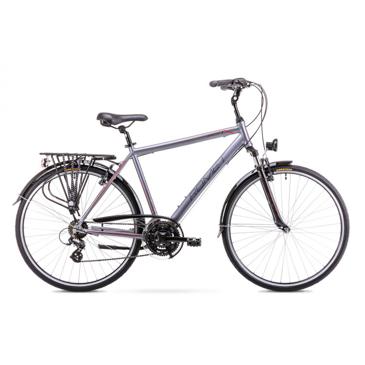 Trekingový bicykel 28" Romet Wagant grafitový hliníkový 21" Trekingový bicykel 28" Romet Wagant grafitový hliníkový 21"